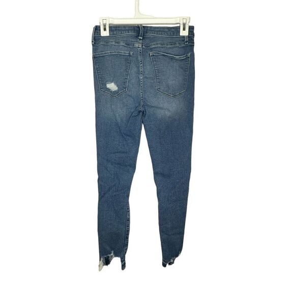 Abercrombie and Fitch Simone High Rise Ankle Distressed Jeans - Picture 3 of 6
